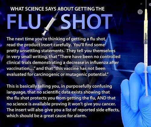 Flu Shot Warning