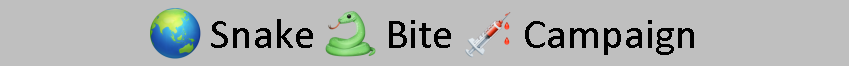 Global Snake Bite Campaign (Since December 2020)